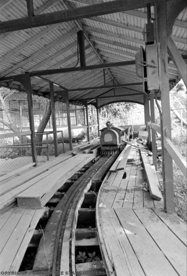 Walled Lake Amusement Park (Walled Lake Park) - Train Ride (newer photo)